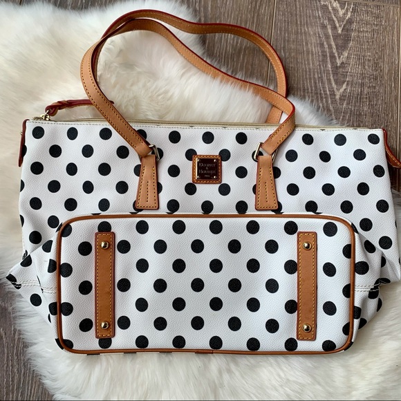Polkadot Classic Dooney & Bourke Tote - Picture 5 of 12